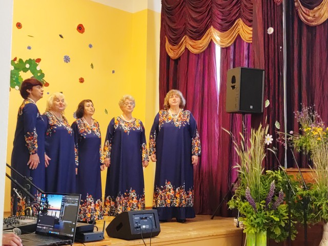 Uzstājoties labdarības koncertā / 2025